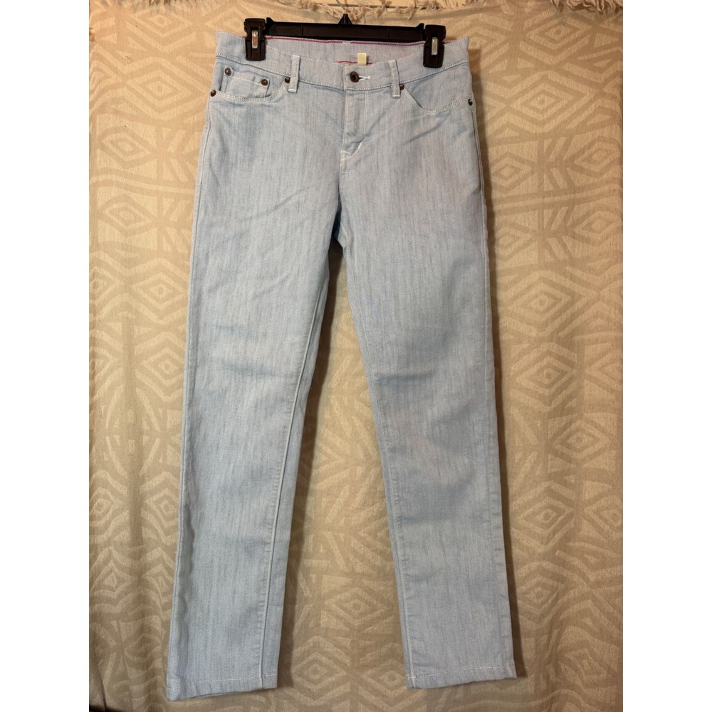 Raleigh Denim Workshop Women Light Wash Handcrafted Straight Leg Jeans Size 28